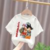 Dragon Ball Футболка для мальчиков белая хлопковая Футболки с коротким рукавом для малышей Сон Гоку Мультяшная летняя одежда Каваи Топы Подарки на день рождения