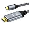 8K USB C к HDMI 2.1 Кабель 48 Гбит/с USB Type-C к HDMI (8K@60Hz,4K@120Hz) Совместимость с Thunderbolt 4/3, для iPhone 15/15Promax, MacBook Air, iPad, XPS 17