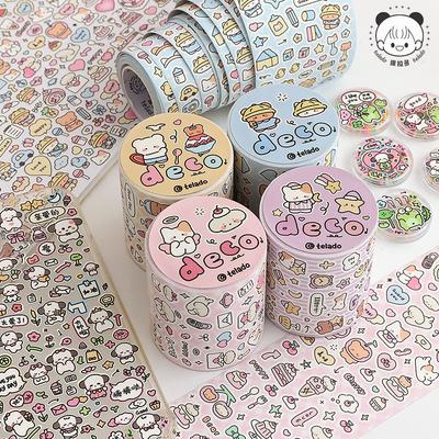 1pcs/1lot Decorative Adhesive Tapes Telado Scrawl Girls Masking Tapes Scrapbooking DIY Paper Japanese