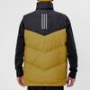 Adidas Casual Colorblock Windproof Warm Stand Collar Vest Men Outerwear Black H20778