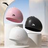 ANTA Silicone Swimming Cap, Large Size, Waterproof, Long Hair Specific, Ear Protection, White