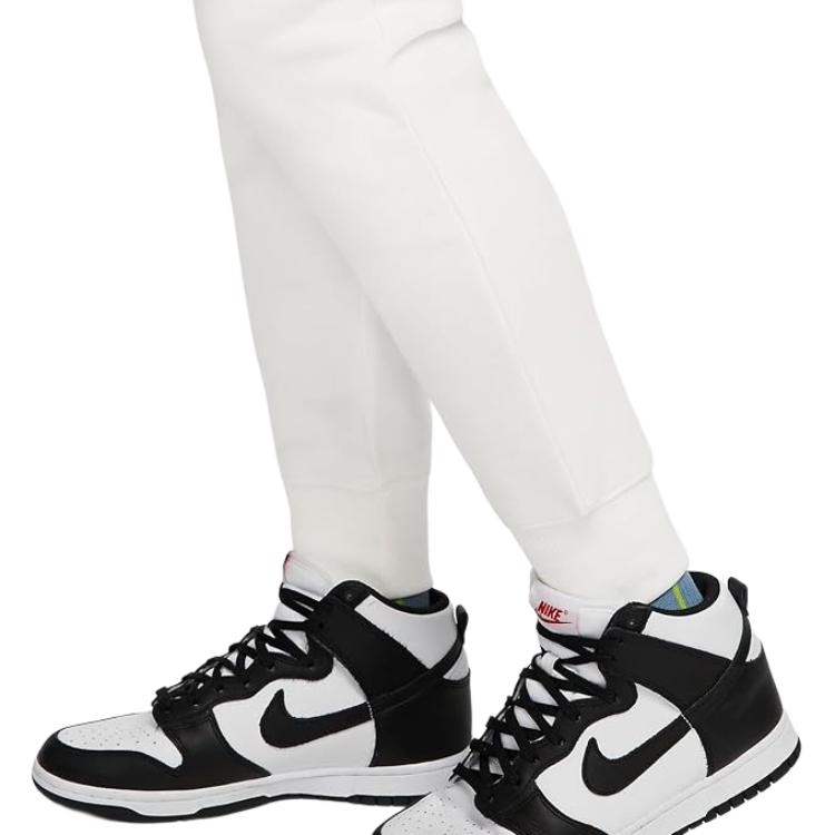 Nike Женские джоггеры с логотипом, высокой талией, зауженные, белые DQ5689-133