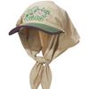 New embroidery color matching headscarf hat strap cap women's summer outdoor sunshade sun protection hat beach sun hat