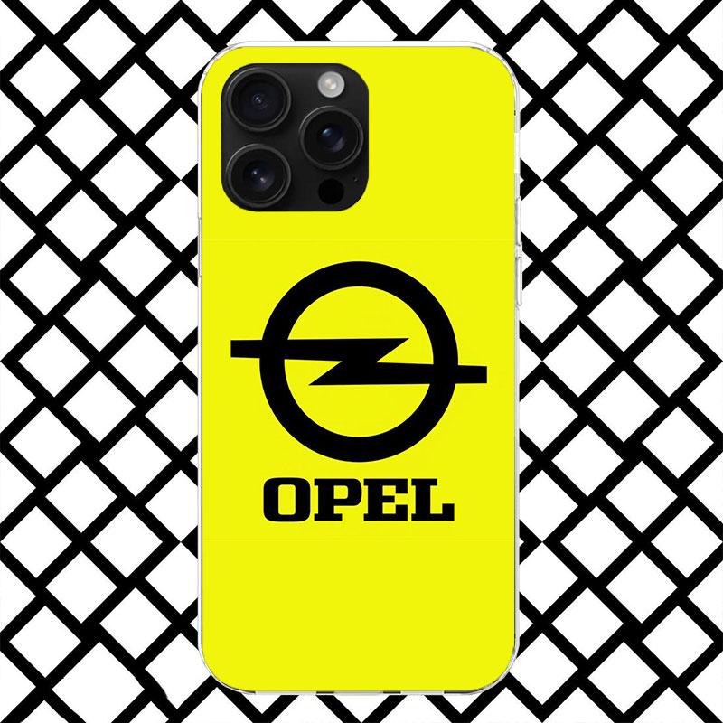 AAHD1 O-Логотип Opel Чехол для телефона на iPhone 17 Air 16 16E 15 14 Plus 13 Mini 12 11 Pro Max 7 8 + SE 2020 Мягкий чехол Fundas 17 Air 16 1