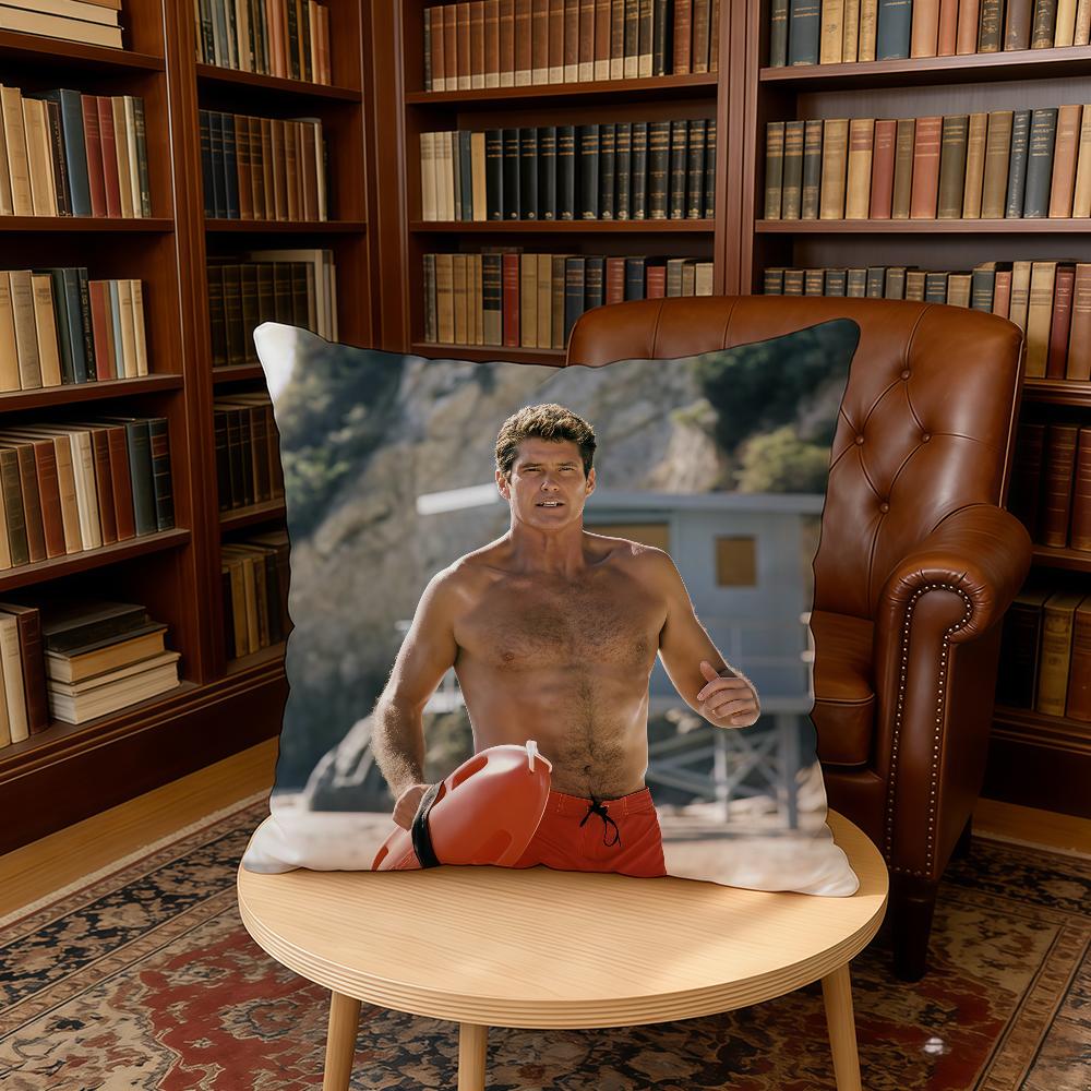 Actor DDavid Hasselhoff cushion cover Home Office Birthday Anniversary Gifts Soft Skin Friendly Cushion Cover
