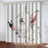 Curtains For Bedrooms Anti Light 3D Animal Cartoon Dog Pattern Curtain For Home Decor Window Treatment For Bedroom, Living Room
