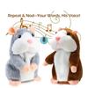 Говорящая кивающая животная плюшевая игрушка Учись имитировать Говорящий хомяк Кукла Милые игрушки хомяка Дети