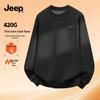 JEEP Unisex Fleece-Lined American Casual Sweatshirt