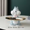 Белка смоляные украшения нержавеющая сталь поднос для хранения аксессуары для дома украшения поделки копилка статуэтки статуэтки мебель