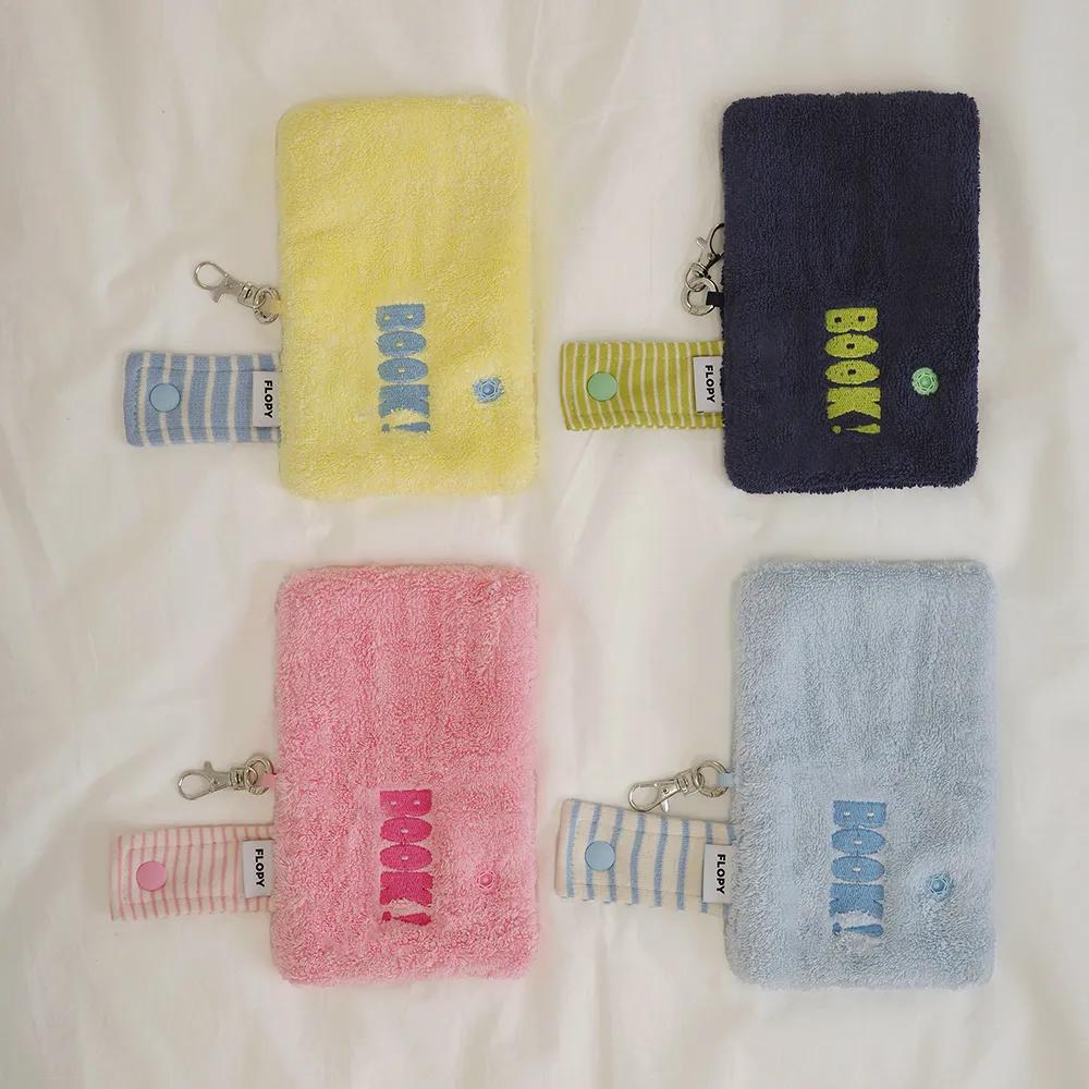 Flopy Towel Book Mini Hand Keyring Book Series #Stripe (4 Colors)