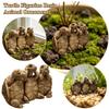 Фигурка черепахи Смоляное животное Украшение для аквариума Террариума Декор