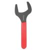 Uxcell Single 75mm 15 Degree Offset Small Flat Head Blackening Wrench with Red Shank for Auto Repair and Furniture Assembly Open-End Wrench, Metric,