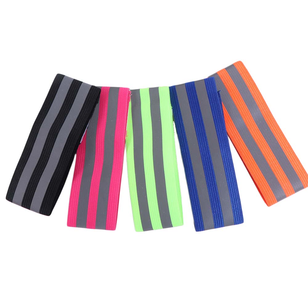 8PCS Safety Warning Reflective Bands Adjustable Reflector Tape Cycling