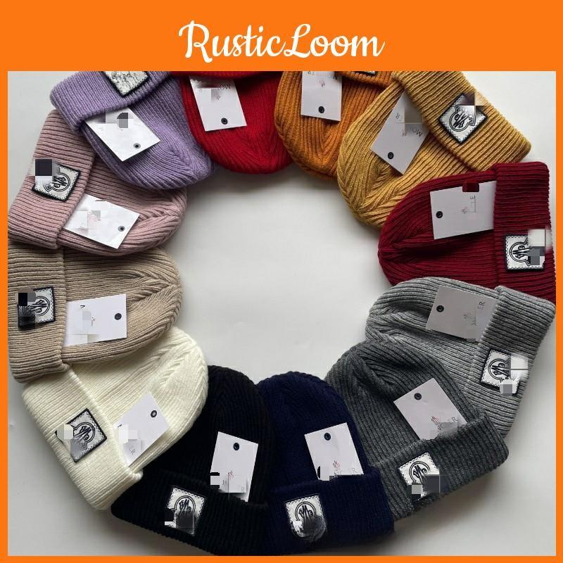 Hat Knitted Winter Outdoor Windproof Cold Proof Fashion Solid Color Hat Warm