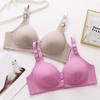 Front Closure Bra Push Up Bra for Women Comfortable Wireless Bralette Solid Color Brassiere Sexy Lingerie 36-46