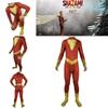 Classic Golden Thunder Shazam Tight-fit Outfit For Comic Con