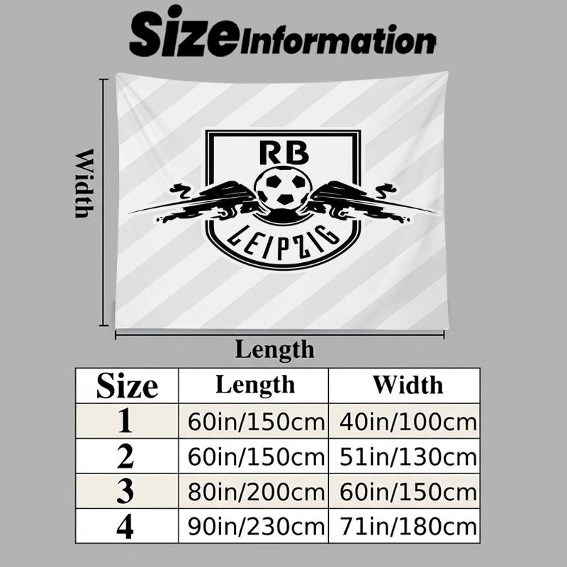 RB Leipzig Printed Tapestry – Wall Hanging for Bedrooms, Dorms, and Home Decor