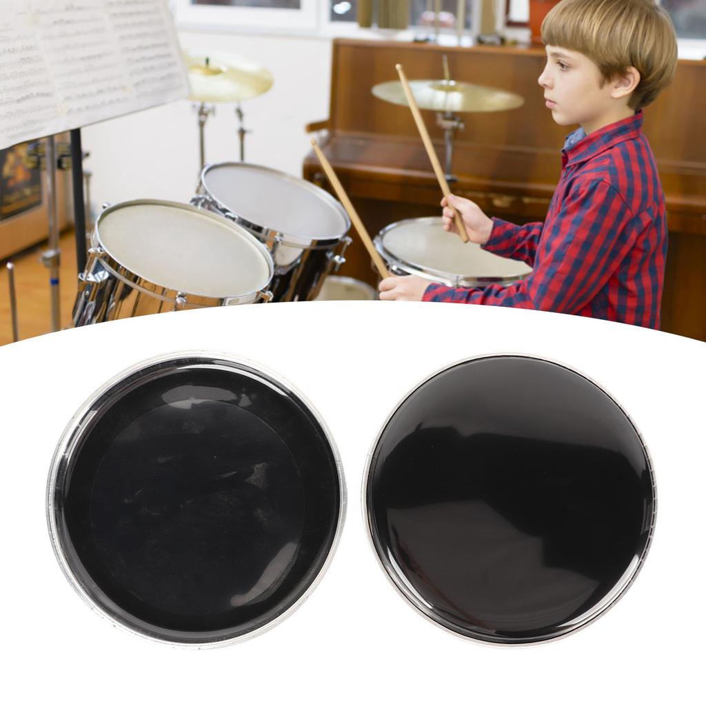 2Pcs head 8.5in Head 2 Layer Polyester Film Instrument Accessory for Replacement