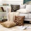 Nordic Style Home Ins Cushion Feather Bronzing Pillow Case Sofa Light Luxury Pillow Removable and Washable