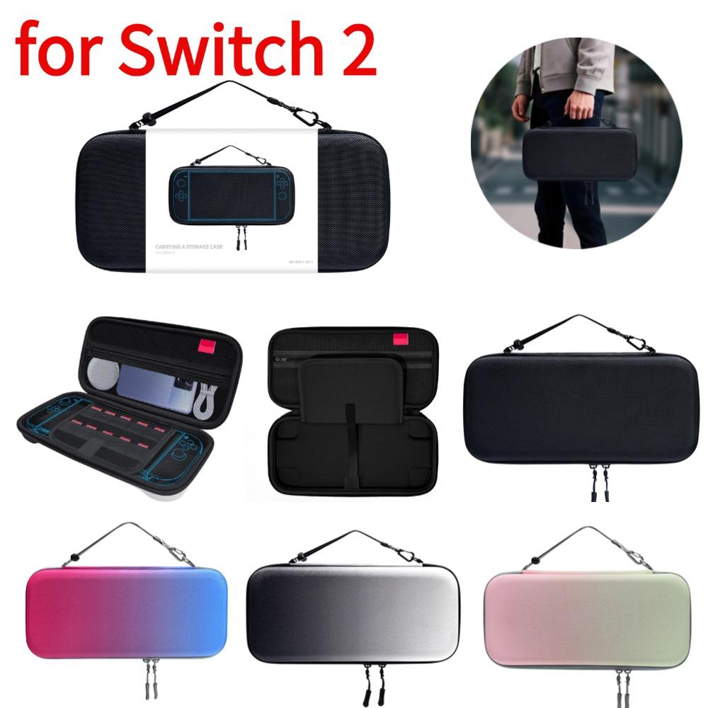 Дорожный чехол для переноски для Nintendo Switch 2 EVA Жесткий чехол Ударопрочная сумка для хранения Защитная сумка-чехол для консоли NS 2 Аксессуар