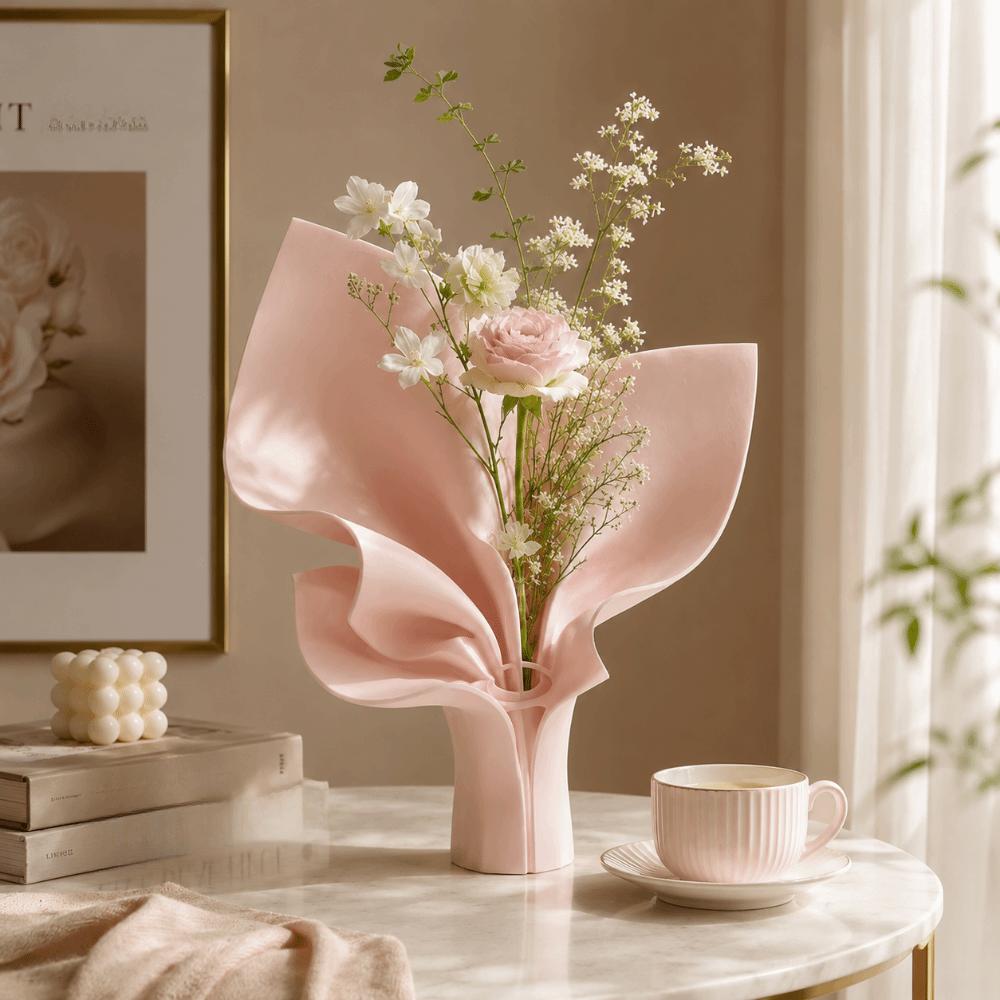 Nordic Style Flower Bouquet Vase 3D Printing Flower Display Container Desktop Ornament Table