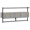 TV Wall Cabinet Gray Sonoma 100.5 x 30 x 51 cm Particleboard