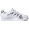 Adidas Женские кроссовки Superstar White Silver Metallic Cloud-White Grey-Two FX6048
