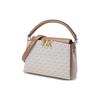 Michael Kors Karlie Классическая Цепь Color Block Монограмма Дизайн для Поездок Модная Кожаная Сумка-Тоут Через Плечо Маленькая 32F1GCDC1B-149