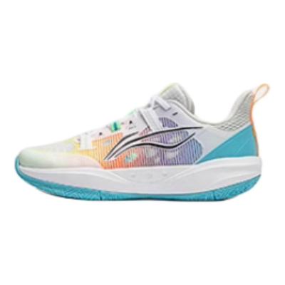 Li Ning Детские Pioneer Spirit 4 Начальные Баскетбольные Профессиональные Соревновательные Спортивные Амортизирующие Дышащие Низкие Баскетбольные Кроссовки YKBU024-11