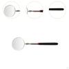 Automotive Inspection Mirror Auto Repair Telescoping Lightweight Comfortable Handle with Lamp