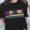 Preppy Mardi Gras Yall Print Crew Neck TShirt Casual Short Sleeve TShirt for Spring Summer Womens Clothing