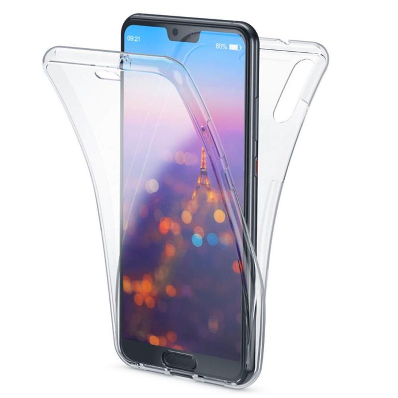 Мягкий чехол из ТПУ с текстурой 360 сзади и спереди для Huawei P30 Lite P20 Pro P Smart Plus Y5 Y6 Y7 Honor 10i 10 Lite 8S Mate 20, защитный чехол для всего тела