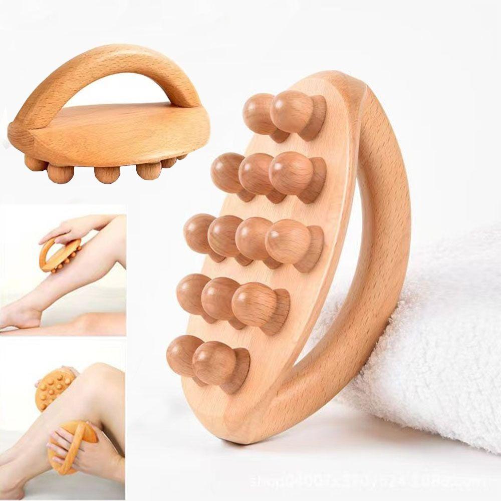 14 бусин деревянный гриб массажер устраняет локальный жир акупунктурная меридианная щетка талия