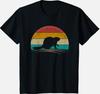 Beaver Retro Vintage Beaver Lover Landscape Gift Youth Unisex T-shirt
