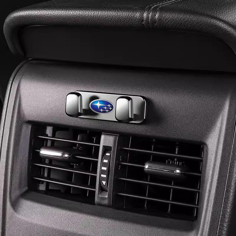 Car Logo Double Hooks Storage Hanging Holder Accessories For Subaru STI Forester Impreza Legacy Outback XV BRZ WRX Tribeca Y5