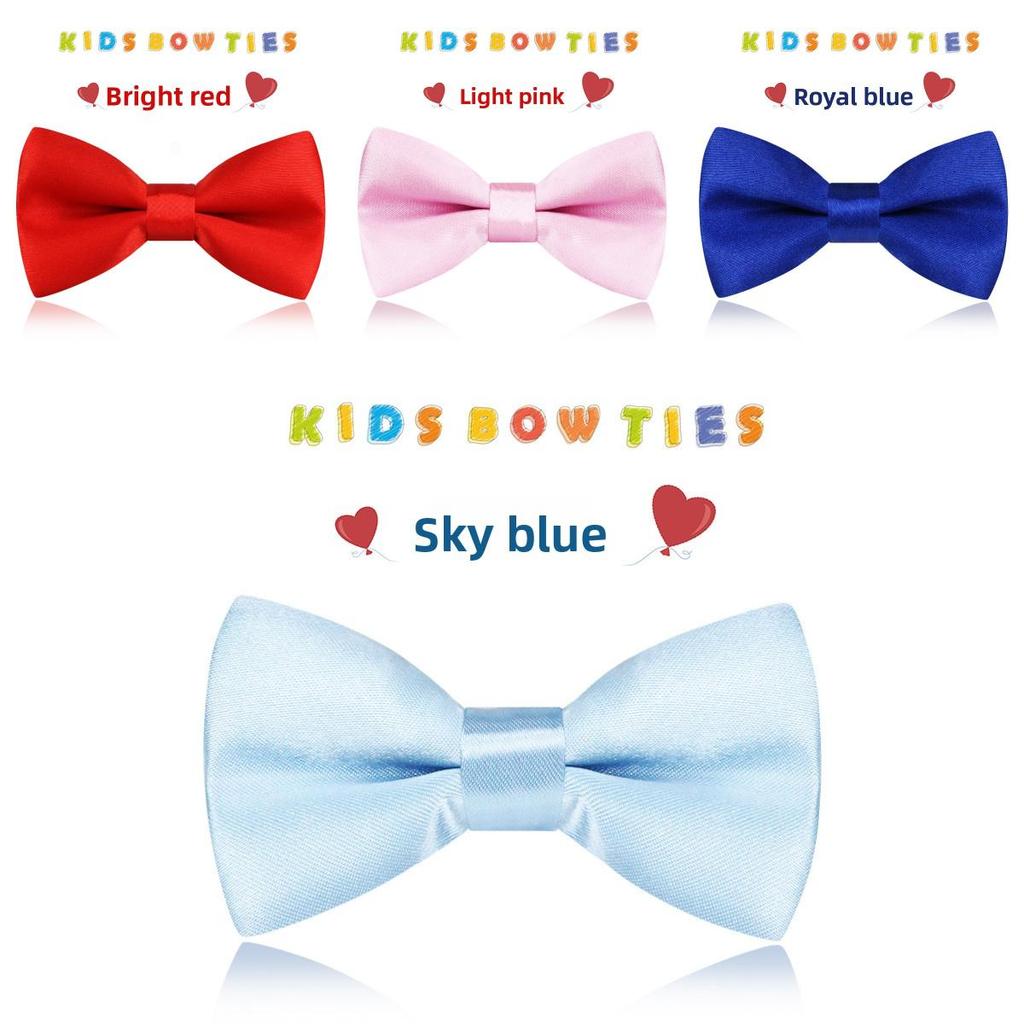 Childrens Korean Style Bow Tie With Silk Material For Party And Performance Use