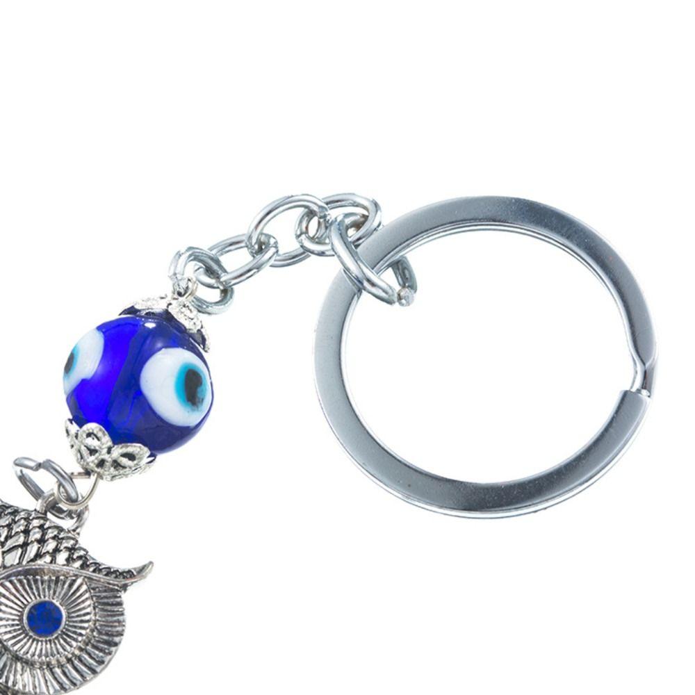 Цинк цинк цинковый сплав голубой глаз сова брелок сова сглаза брелок сова сглаза ювелирные изделия подарок