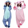 Stitch Kigurumi Combined Kigurumi Kigurumi One Piece Couple Loose School Pink M [CHALAN] Pajamas, Pajamas, Pajamas, Pajamas, Adults, Winter, Unisex,