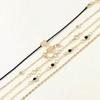 5 pcs Gold Foot Jewelry Foot Link Ankle Link Foot Chain - Heart & Ball Gold