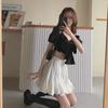 Women's Slim Fluffy A-Line Skirt - Age-Reducing, High-Waist, Korean-Style Summer Skirt with All-Match Design