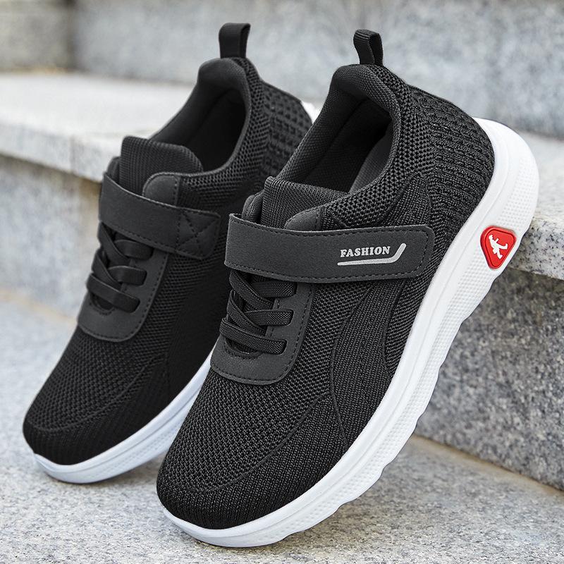 Прогулочная обувь, женская весенняя новая спортивная обувь для среднего и пожилого возраста, дышащая обувь для мам с мягкой подошвой, удобная обувь для пожилых пар