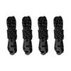 4Pcs Reinforced Reflective Camping Ropes with Buckles Windproof Rope Guy Lines  Camping Accessories