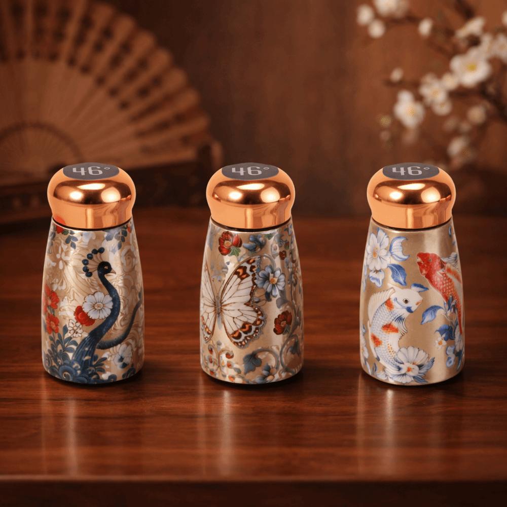 Stainless Steel Insulated Water Cup Mushroom Shaped Mini Thermos Cup Outdoor Hiking