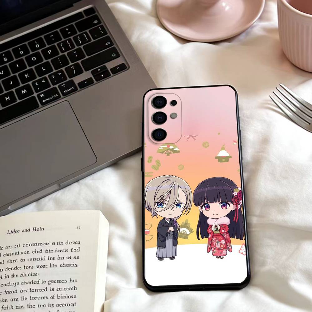 Чехол для телефона Аниме M-My Happy M-Marriage Для Samsung S25,24,23,22,30,21,10,9,Ultra,Plus,Lite,FE,4,5 G Мягкий Черный Чехол