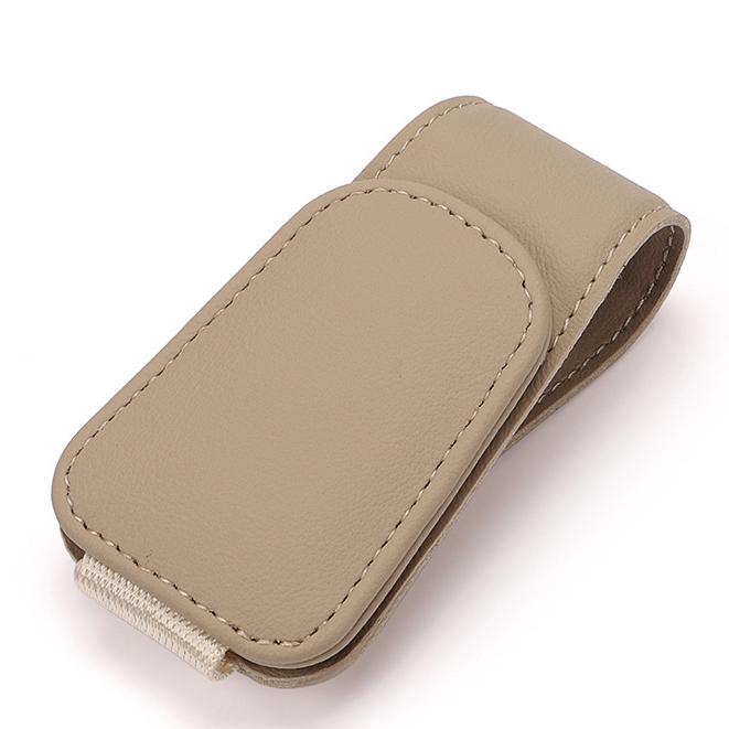 Универсальный автомобильный солнцезащитный козырек, вешалка для очков, зажим для кожаных очков, магнитный многофункциональный держатель для автомобильных аксессуаров