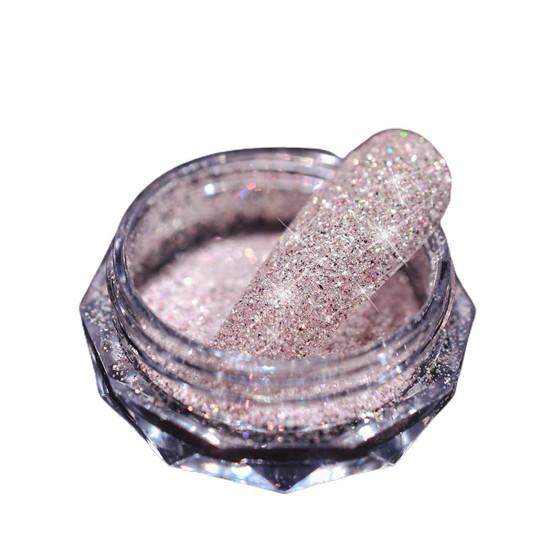 Порошок для сверления ногтей, блестящий, быстросохнущий, блестящий, DIY маникюр, алмазный кристаллический порошок для женщин