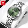 OLEVS 7090 Women's Quartz Watches Minimalist Luxury Elegant Watches for Woman Dual Calendar Trendy Ladies Dresses Wristwatch New