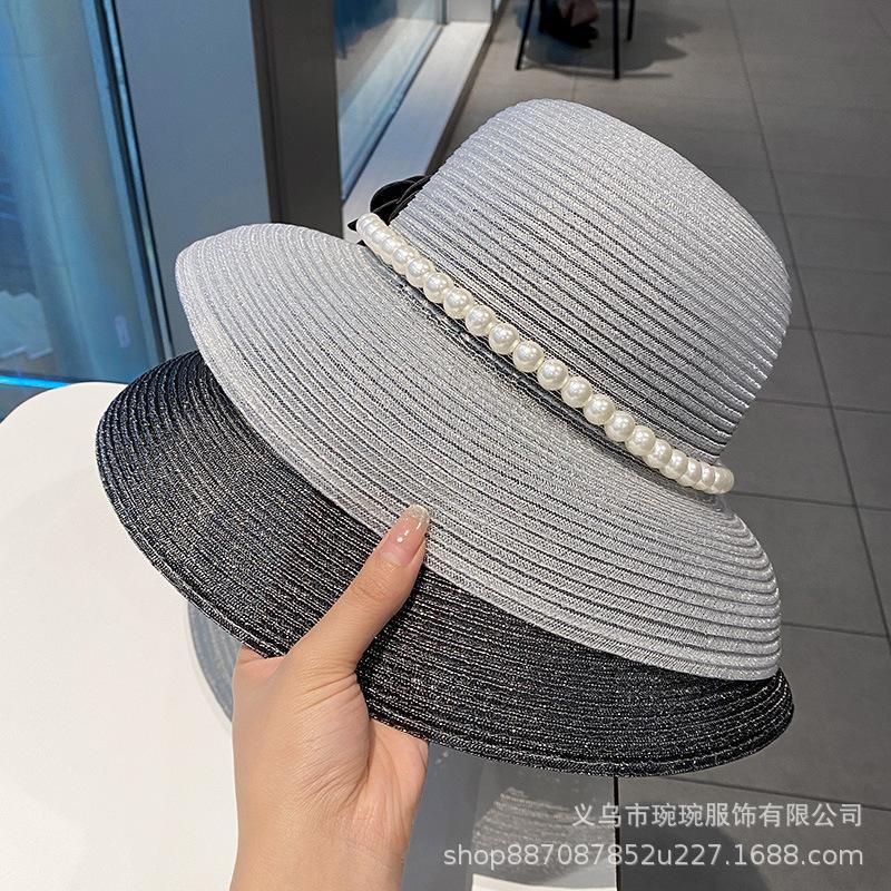 Summer flower sunscreen fisherman hat children fashion casual sun hat outdoor beach vacation top hat sun hat