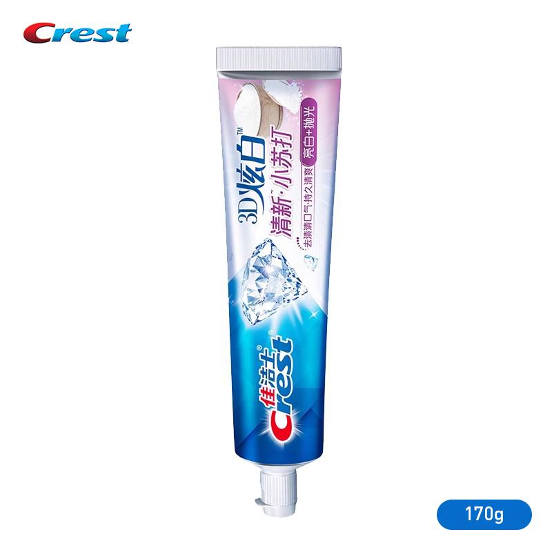 Crest 3D White Зубная паста с пищевой содой Отбеливание Удаление пятен Глубокая чистка Свежее дыхание Уход за полостью рта