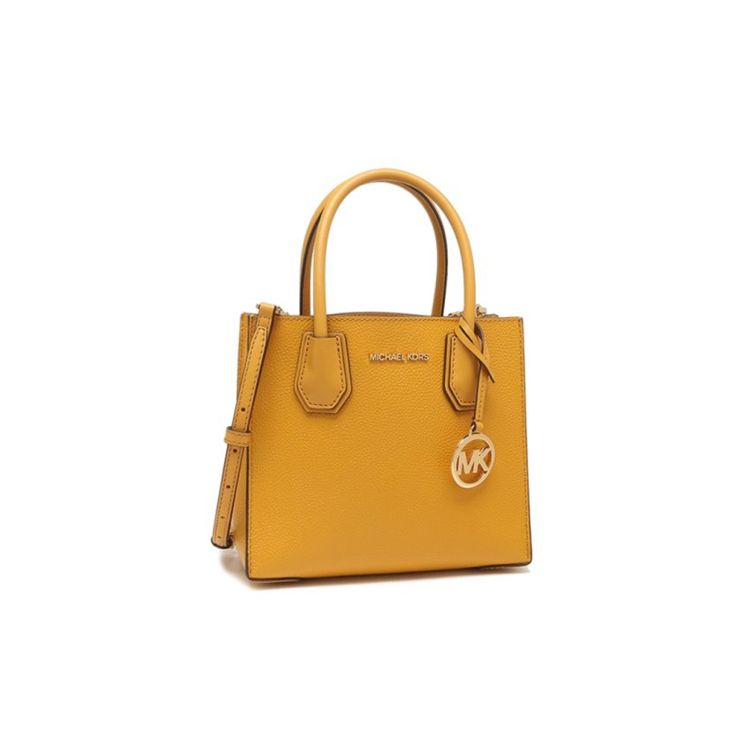 Michael Kors MK Mercer Однотонная Сумка-кроссбоди-тоут Женские сумки Оранжевый 35S1GM9M2L-706